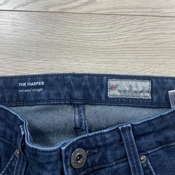 AG The Harper Essential Straight Raw Hem Ankle Jeans - Picture 6 of 11